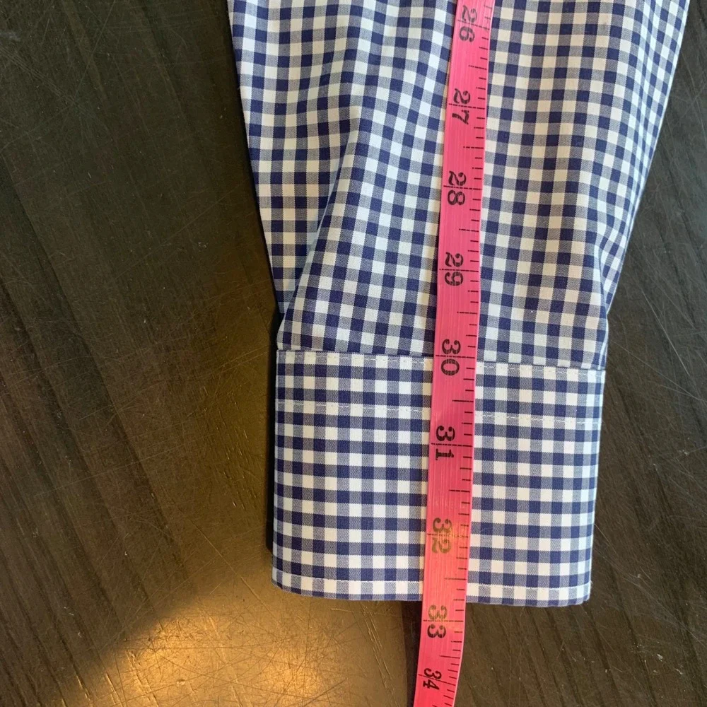 J. Crew Slim Fit Button Down Shirt Mens‎ Medium Gingham Check Long Sleeve Preppy